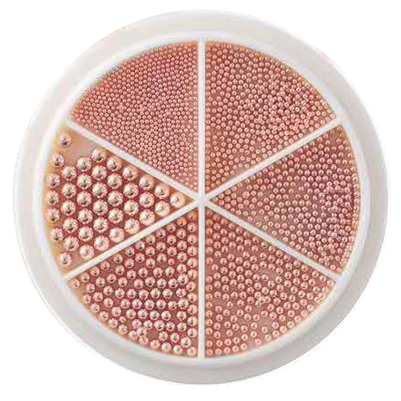 Mini Glasperlen - Glas Beads - Nail Bullions