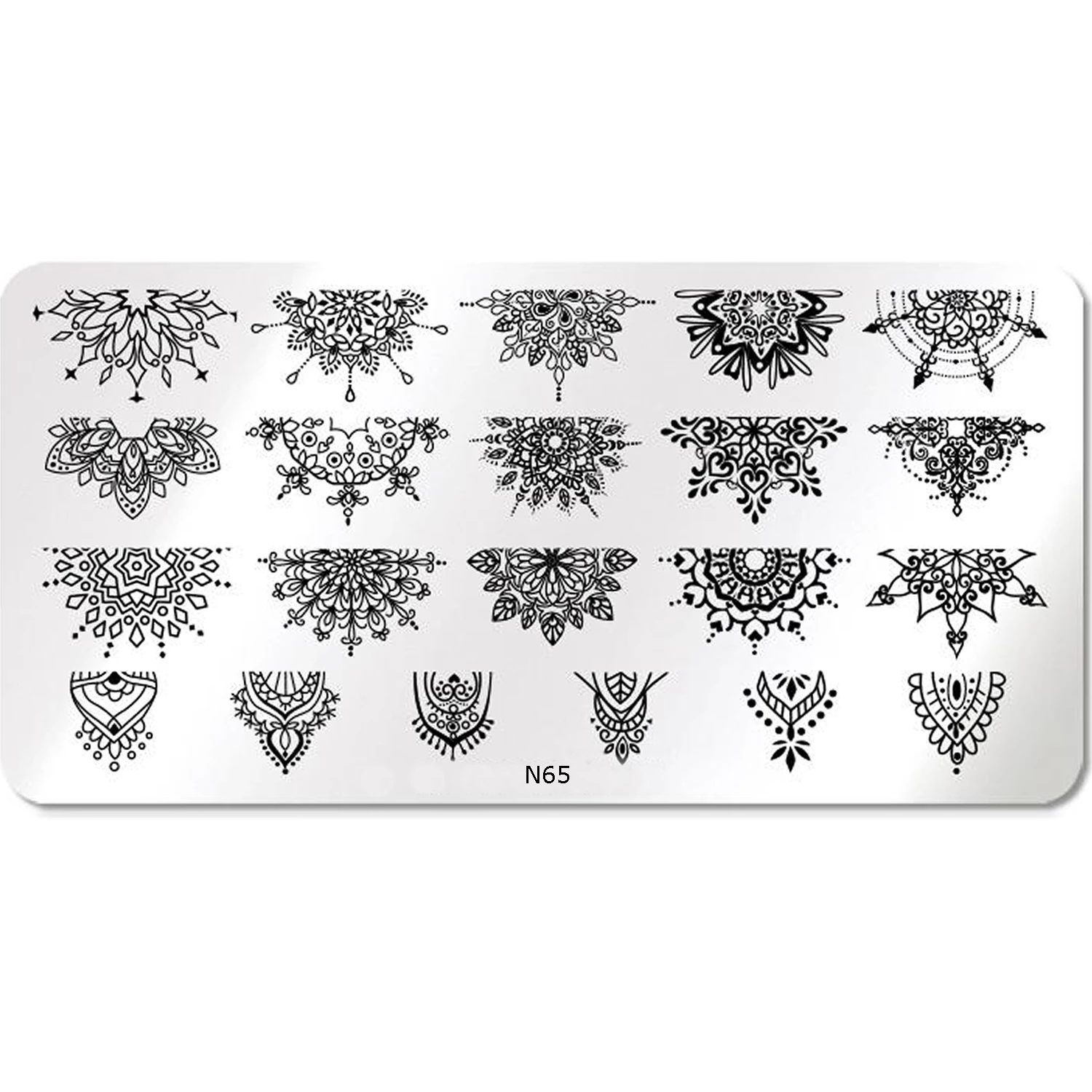 Nail Stamping Schablonen Zubehör Stempel