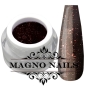 Preview: Black Schwarz Braune Feine Glitter UVGel deckend