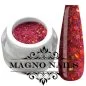 Preview: UV Gel - 1093 - Glitter Gel - Promenade rote Pailetten Glitzer Gel Glitzergel Nageldesign Nägel Nails Nagelstudio