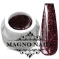 Preview: UV Gel - 1359 - Glitter Gel - Dark Mahagony braun  Glitzer Gel Glitzergel Nageldesign Nägel Nails Nagelstudio
