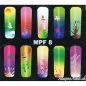 Preview: MPF 8 Airbrush Schablone Nail Nagelstudio Nägel Nailart Nail art