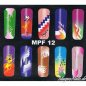 Preview: MPF12 Airbrush Schablone Nail Nagelstudio Nägel Nailart Nail art