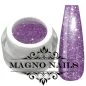 Preview: Lila Glitzergel fein deckend - Grape Nageldesign Nails