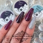 Preview: Naildesign Ideen - Herbst Nägel Braun Lila