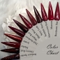 Preview: Weinrote Farbgele hochdeckend mit Glitter