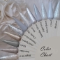 Preview: Khaki Grau Silber Glitzer Glitter Farbpalette Farbkarte Farbtips Nageltips augetragen