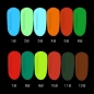 Preview: Nacht leuchtende pastel Nageldesign Pigmente