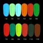 Preview: Nacht leuchtende pastel Nageldesign Pigmente