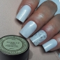Preview: Make Up Nails - weiß mit Glitter