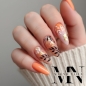Preview: Farbgel Mango Orange Herbstdesign Herbstnägel