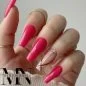 Preview: Pink mit braun - Luxus Pinke Nägel French