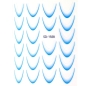 Preview: 2D French Line - Ombré French Sticker blau SD-1928