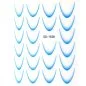 Preview: 2D French Line - Ombré French Sticker blau SD-1928