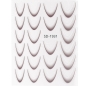 Preview: 2D French Line - Ombré French Sticker braun SD-1931