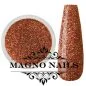 Preview: Nail Art Glitterpuder kupfer hologramm fein Nägel Nails Nailart Nageldesign Nagel Glitzer