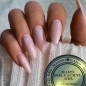 Preview: Nageldesign Ideen - Hochzeitsnägel Rosa Poly Gel Nägel mit Glitter