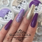 Preview: Lila Gold Nägel - Nageldesign ideen