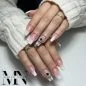 Preview: Make Up Nägel mit Glitzer - Luxus Rosa Pink Nails mit Strasssteinen