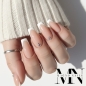 Preview: Make Up mit feinem Gliltzer - Natural Nägel mit Glitter