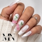 Preview: Nageldesign Ideen mit Cat Eye weiss - Crystal White