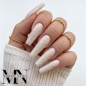 Preview: Nageldesign Idee mit Mamor Gel gold