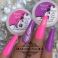 Preview: Pink Lila Sticker Nageldesign Ideen - Sommernägel - Sommer Nägel