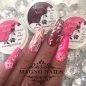 Preview: Extreme Pink Bordeaux Sommernägel Nageldesign Ideen Sommer Nägel Sommer Nagelgel