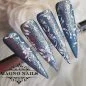 Preview: Naildesign Ideen - Blau Nägel Hellblau Blaugrau