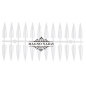 Preview: Präsentation Stiletto Tips mit 240 Tips weiß Nageldesign Nägel Nails Nagelstudio