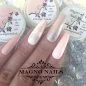 Preview: Hell Beige Zartrosa Nagelfolien Transfer Folien Blumen Nageldesign Ideen - Sommernägel - Sommer Nägel