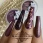 Preview: Lila Nude Brown Glitter Herbstnägel Nageldesign Ideen - Nails