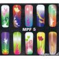 Preview: MPF 5 Airbrush Schablone Nail Nagelstudio Nägel Nailart Nail art