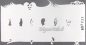 Preview: Nageldesign Nailart Nail Art Airbrush Schablone viele Designs