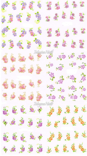 2D Nail Art Sticker
