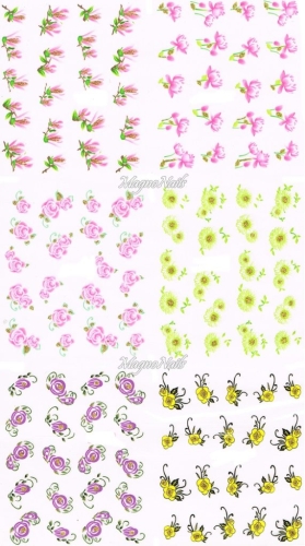 2D Nail Art Sticker