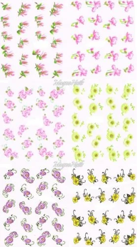 2D Nail Art Sticker