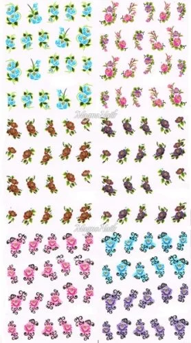 2D Nail Art Sticker