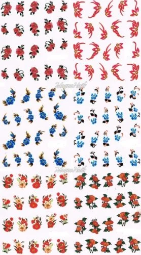 2D Nail Art Sticker