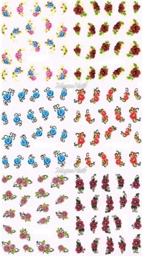 2D Nail Art Sticker