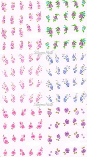 2D Nail Art Sticker