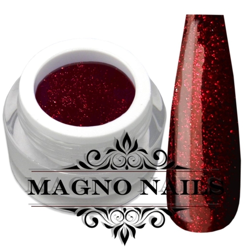 Metallic Rot UV Gel für Nageldesign