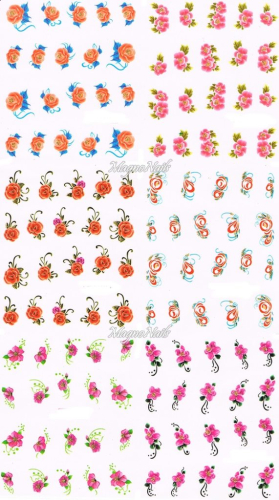 2D Nail Art Sticker