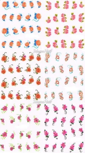 2D Nail Art Sticker