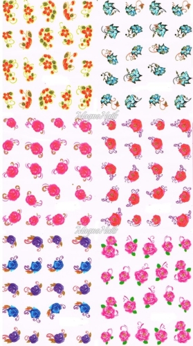 2D Nail Art Sticker