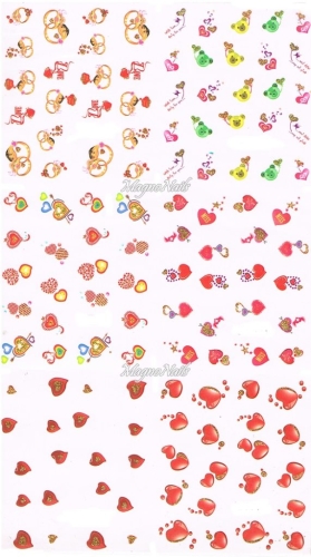 2D Nail Art Sticker