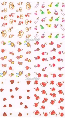 2D Nail Art Sticker