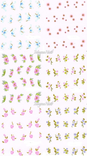 2D Nail Art Sticker
