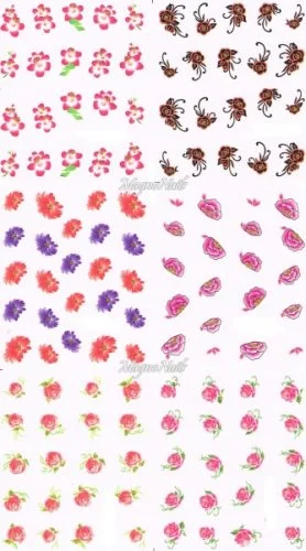 2D Nail Art Sticker
