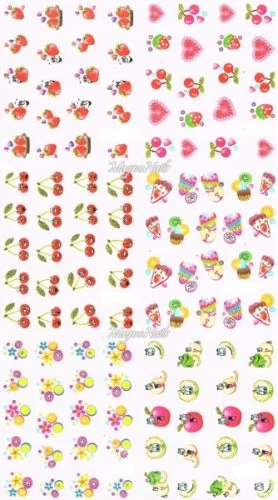 2D Nail Art Sticker